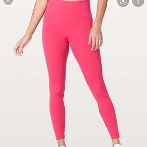 LULULEMON ALIGN LEGGINGS 25” PINK SZ 8